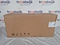 Etna ab791rvs - rvs schouwkap met glasdesign front - 90 cm - a++ - afbeelding 2 van  3