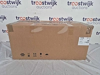 Etna ab791rvs - rvs schouwkap met glasdesign front - 90 cm - a++ - afbeelding 2 van  3