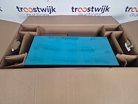 Etna ab791rvs - rvs schouwkap met glasdesign front - afbeelding 3 van  3