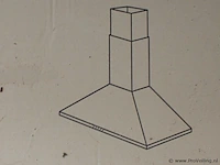 Etna ab7920zt wandschouw afzuigkap, 90 cm - afbeelding 1 van  2