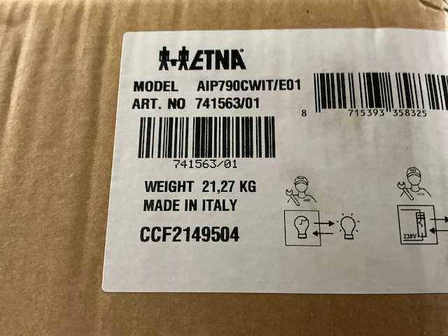 Etna aip790cwit/e01 inbouwunit afzuigkap - afbeelding 3 van  3