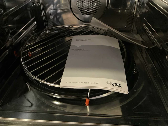 Etna cm244rvs combi-magnetron - afbeelding 4 van  5