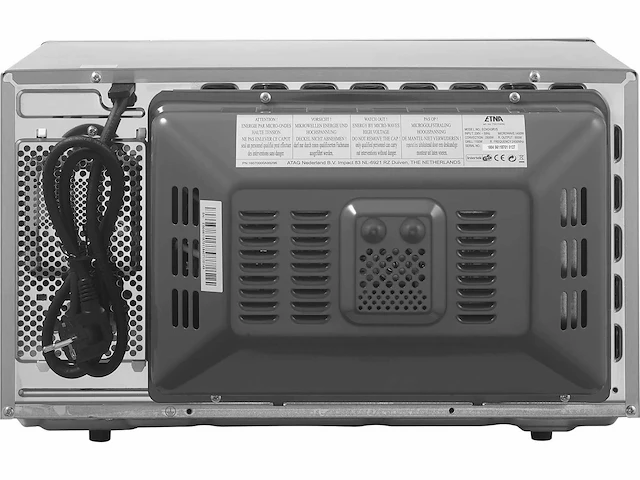 Etna ecm243rvs vrijstaande combimagnetron - afbeelding 5 van  6
