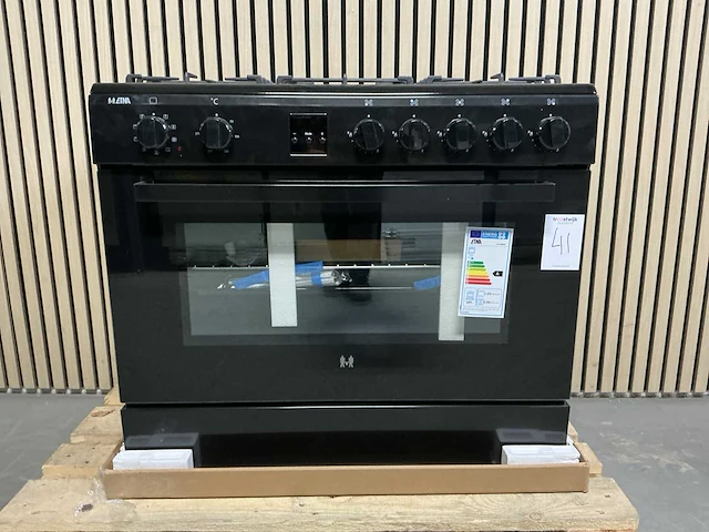 Etna fg190zwa vrijstaand gasfornuis 90cm - afbeelding 1 van  4