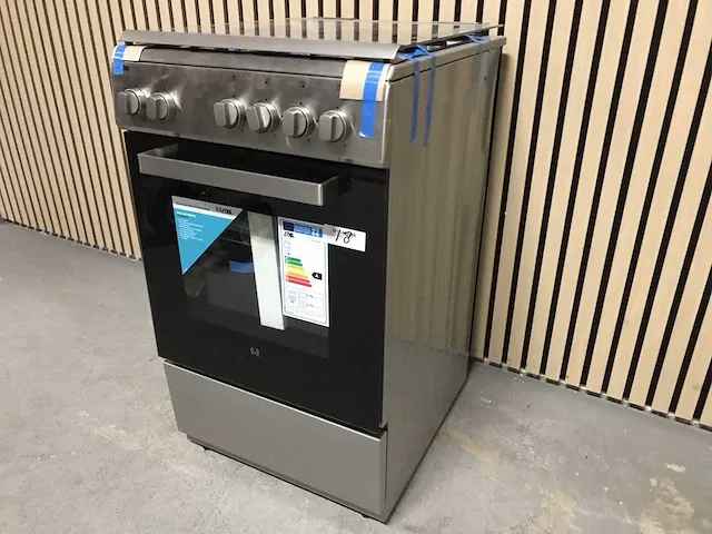 Etna fgv350rvs vrijstaand gasfornuis 50cm - afbeelding 2 van  5