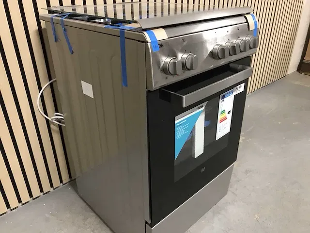 Etna fgv350rvs vrijstaand gasfornuis 50cm - afbeelding 3 van  5