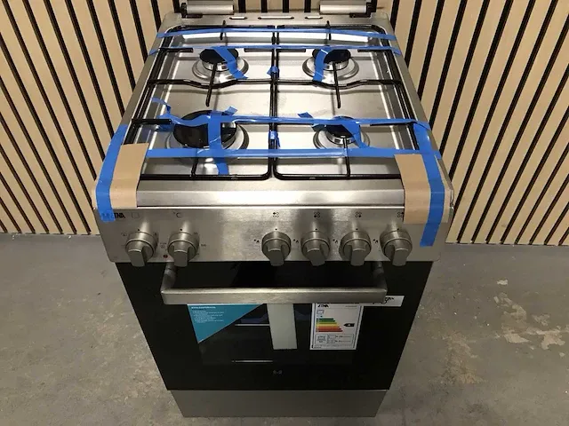 Etna fgv350rvs vrijstaand gasfornuis 50cm - afbeelding 4 van  5