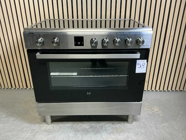 Etna fi590rvs vrijstaand inductiefornuis - afbeelding 1 van  8