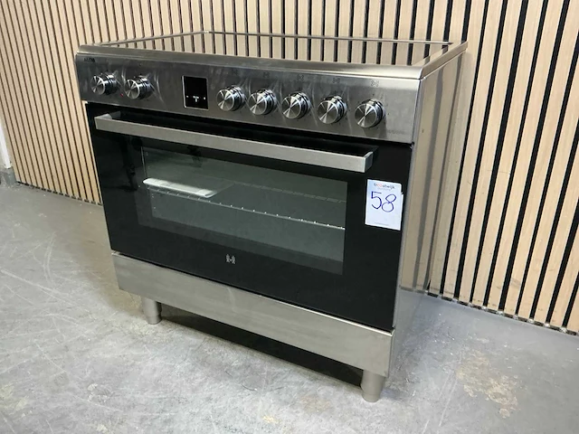 Etna fi590rvs vrijstaand inductiefornuis - afbeelding 2 van  8