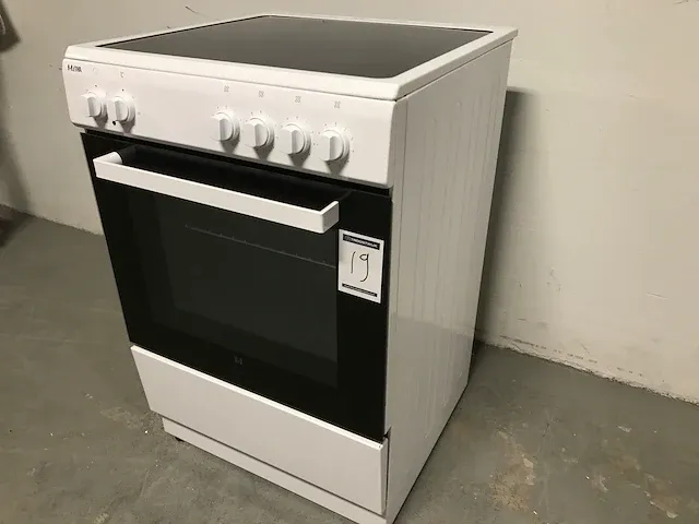 Etna fiv560wit vrijstaand inductie fornuis - afbeelding 2 van  4