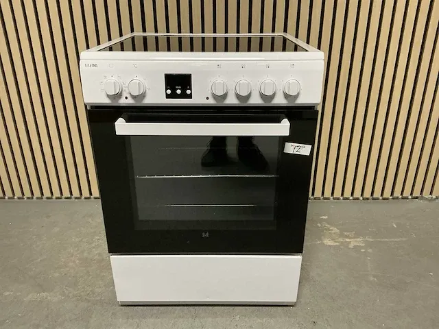 Etna fkv761wit. vrijstaand keramisch fornuis - afbeelding 1 van  6
