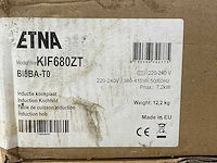 Etna inductie kif680zt inbouw kookplaat - afbeelding 9 van  9