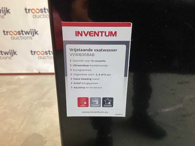 Etna, inventum koelkast vvw6008ab, 32khs314504 vaatwasser (2x) - afbeelding 8 van  10
