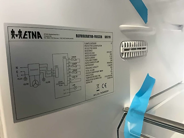 Etna kcs7178 inbouw koel-vries combinatie - afbeelding 7 van  7