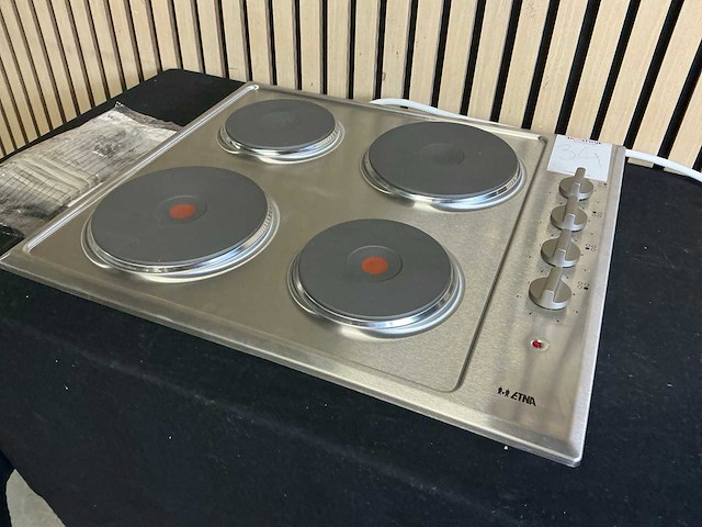 Etna ke158rvs elektrische inbouw kookplaat - afbeelding 2 van  5