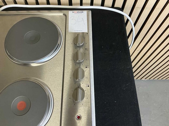 Etna ke158rvs elektrische inbouw kookplaat - afbeelding 3 van  5