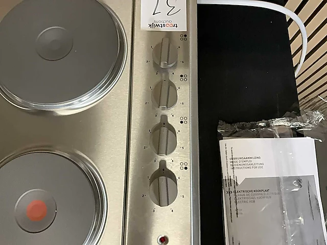 Etna kei158rvs elektrische inbouw kookplaat - afbeelding 3 van  5