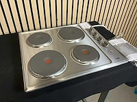 Etna kei158rvs elektrische inbouw kookplaat - afbeelding 4 van  5