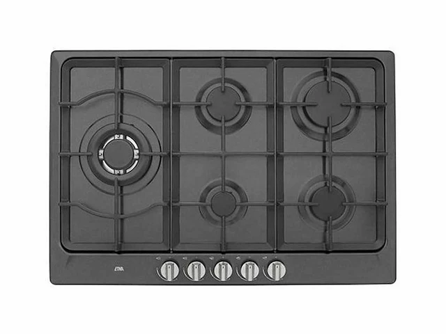 Etna kg775zta - gaskookplaat - met wokbrander - 75 cm - afbeelding 1 van  2