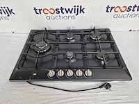 Etna kg775zta - gaskookplaat - met wokbrander - 75 cm - afbeelding 2 van  2
