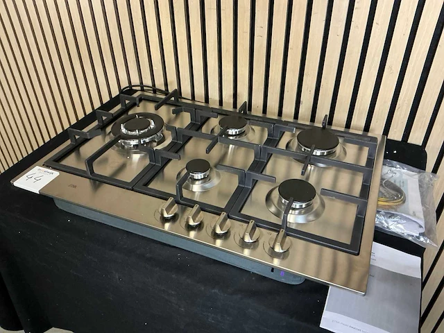 Etna kg875rvsa inbouw gaskookplaat - afbeelding 2 van  7