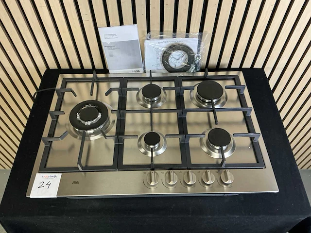 Etna kg875rvsa inbouw gaskookplaat - afbeelding 4 van  6