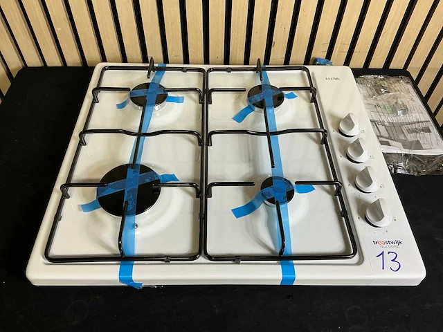 Etna kgv158witae vrijstaande gaskookplaat - afbeelding 1 van  5