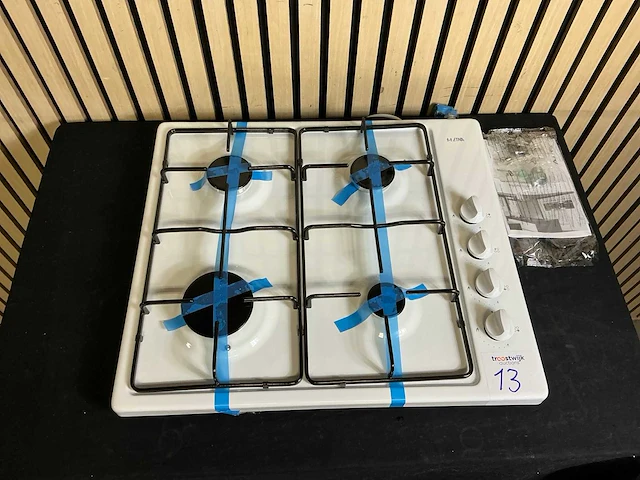 Etna kgv158witae vrijstaande gaskookplaat - afbeelding 2 van  5