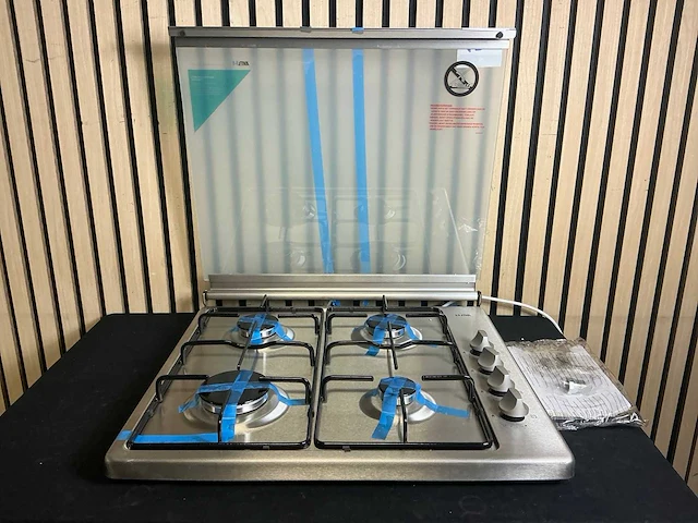 Etna kgv358rvs vrijstaande gaskookplaat - afbeelding 1 van  6