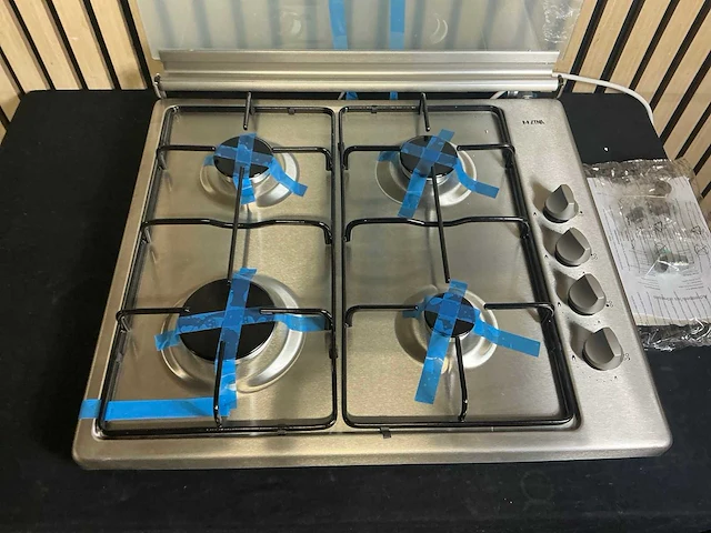 Etna kgv358rvs vrijstaande gaskookplaat - afbeelding 4 van  6