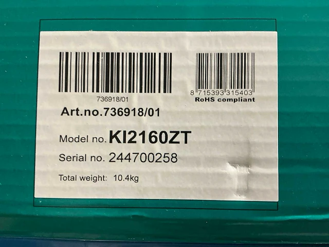 Etna ki2160zt inbouw inductiekookplaat - afbeelding 5 van  5