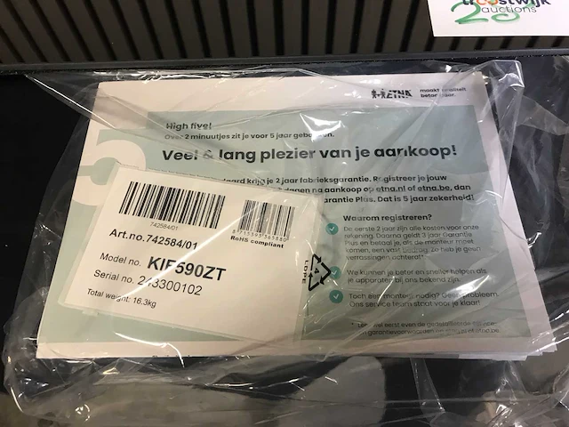 Etna kif590zt inbouw inductiekookplaat - afbeelding 4 van  4