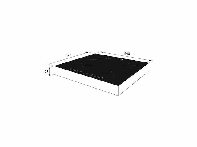 Etna kiv364rvs inbouw inductiekookplaat - afbeelding 5 van  6