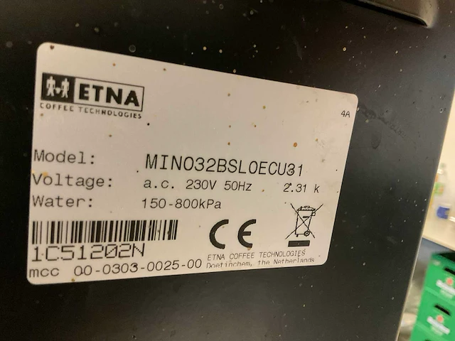 Etna mino warme drankenautomaat - afbeelding 7 van  8
