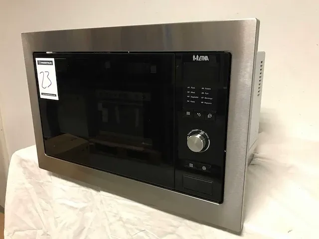 Etna sm225rvs inbouw magnetron - afbeelding 2 van  3