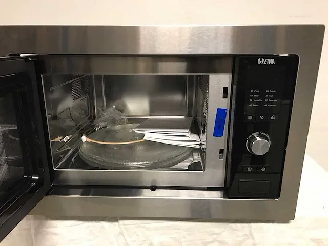 Etna sm225rvs inbouw magnetron - afbeelding 3 van  3