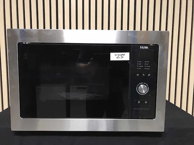 Etna sm225rvs inbouw magnetron - afbeelding 1 van  3