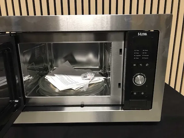 Etna sm225rvs inbouw magnetron - afbeelding 3 van  3