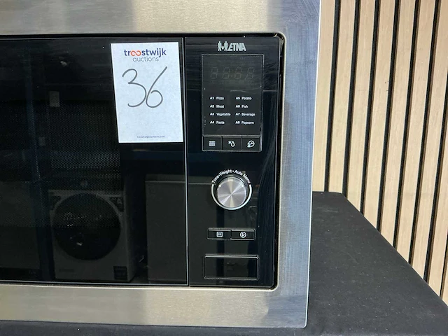 Etna sm225rvs inbouw magnetron - afbeelding 4 van  6