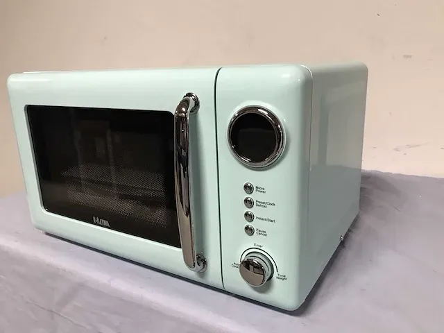 Etna smv620tur vrijstaande retro magnetron - afbeelding 2 van  4