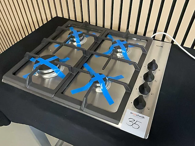 Etna t110vrvsa inbouw gaskookplaat - afbeelding 2 van  5
