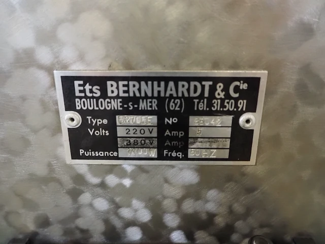 Ets bernhardt & cie - afbeelding 2 van  10