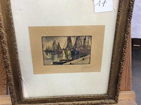 Ets (ingekleurd ?) - afbeelding 1 van  3