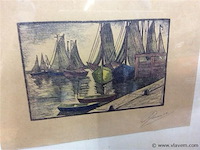 Ets (ingekleurd ?) - afbeelding 3 van  3