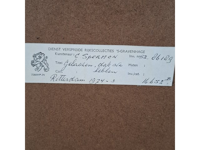 Ets, k. spermon, "en gelachen dat we hebben" 15/20, 1974 - afbeelding 2 van  11