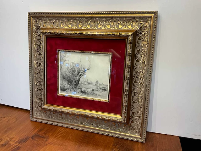 Ets rembrandt “de omval” - afbeelding 1 van  4