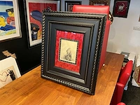 Ets rembrandt zelf portret - afbeelding 1 van  6