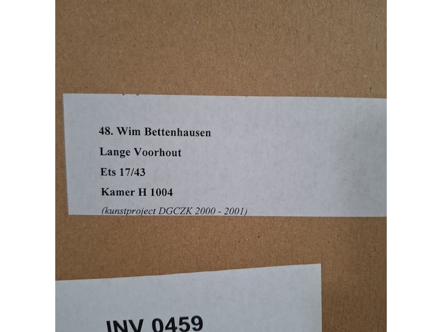 Ets, wim bettenhausen, lange voorhout 17/43, 1997 - afbeelding 9 van  9