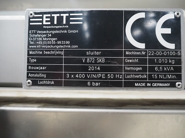 Ett verpackungstechnik gmbh - afbeelding 9 van  17