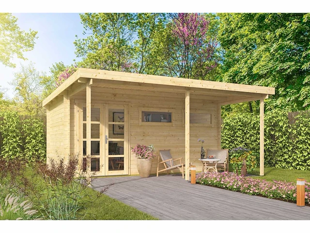 Etten-leur - tuinhuis 28mm 4980x4980x2250mm onbehandeld - afbeelding 1 van  5